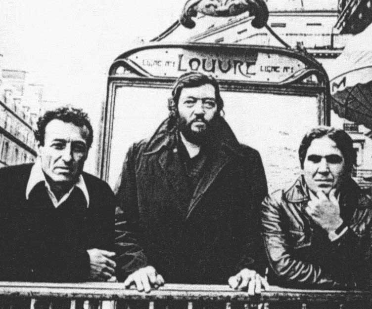 EDGARDO CANTON  -JULIO CORTAZAR- JUAN "TATA" CEDRON EN PARIS